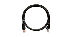 NIKOMAX NMC-PC4UD55B-003-C-BK Коммутационный шнур U/UTP 4 пары, Кат.5е LSZH нг(А)-HFLTx черный 0,3м