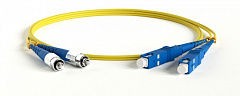 TWT TWT-2SC-2FC/SU-1.5 Патч-корд оптический, PVC, дуплексный, SC/UPC-FC/UPC, SM OS2, 1.5 м