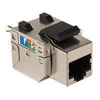 TWT TWT-OK45STP/5E-WH Модуль Keystone RJ45, Cat.5E, STP, 90 градусов, белый