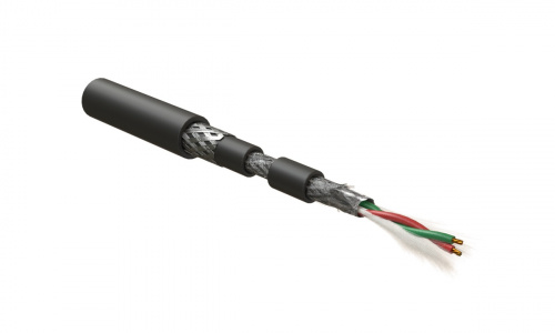 Интерфейсный кабель Hyperline PFDP-SF-1x2x22/7-ARM/W-SHF1/SHF1-BK