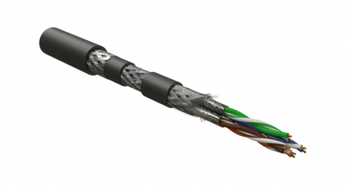 Промышленный кабель Hyperline ISFTP4-C6A-P23/7-ARM/W-SHF1/SHF1-BK