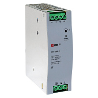 EKF DR-E-120W-24 Блок питания на дин рейку 120 вт,Uвх ~ 220 В AC , Uвых - 24 В DC постоянного тока