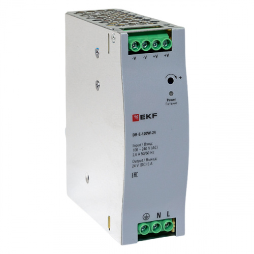 Блоки питания EKF DR-E-120W-24