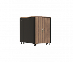 DANNMAN AXS-187511-RAL9005 Шкаф напольный 19 дюймовый звукоизолирующий, 18U, 1200х750х1134 мм