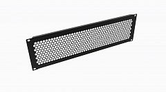 DANNMAN FPP-3U-RAL9005 Фальш-панель перфорированная на 3U, черная
