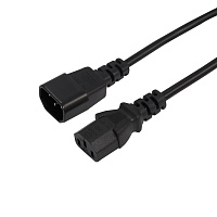 REXANT 04-2724 Шнур сетевой IEC 320 C13 – IEC 320 C14 3x0,75мм², 6А, длина 3м