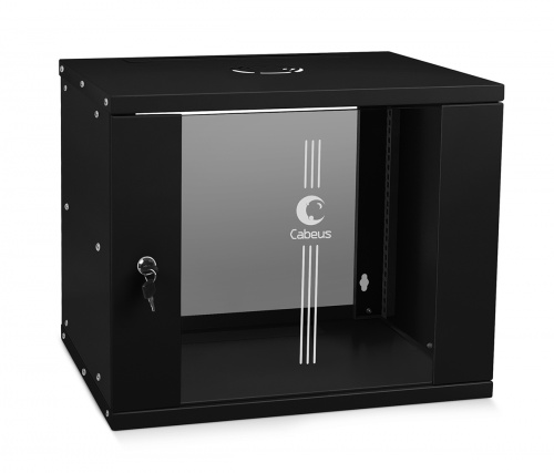 Настенные шкафы Cabeus WSC-05D-9U55/45-BK