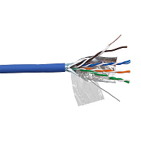 LANMASTER LAN-5EFTP-LSZH-BL Кабель LANMASTER FTP 4 пары, кат. 5Е, 200Mhz, LSZH, синий, 305 м