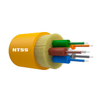 NTSS-FO-D-IN-9-6-LSZH Оптический кабель распределительный, OS2, 9/125, 6 волокон, LSZH, жёлтый