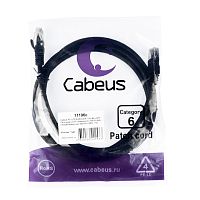 Патч-корды Cabeus PC-UTP-RJ45-Cat.6-1.5m-BK-LSZH