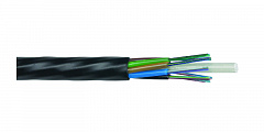 Hyperline FO-MB-IN/OUT-504-24-LSZH-BK Кабель волоконно-оптический 50/125 (OM4) многомодовый, 24 воло