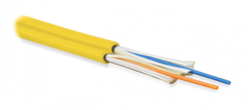 Волоконно-оптический кабель Hyperline FO-D2-IN-9S-2-LSZH-YL