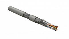 Hyperline ISFUTP4-C5E-P26/7-PU-GY (500 м) Кабель для сетей Industrial Ethernet, категория 5e, 4x2x26