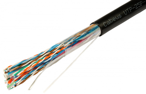 Кабель витая пара Cabeus UTP-25P-Cat.5-OUT