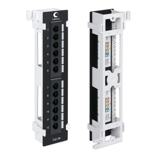 Патч-панели Cabeus PL-12-Cat.5e-WL-Dual IDC