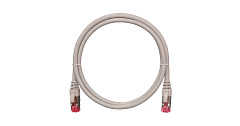 NIKOMAX NMC-PC4SA55B-075-GY Коммутационный шнур S/FTP 4 пары, Кат.6a (Класс Ea), 500МГц, 2хRJ45/8P8C