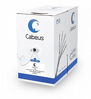 Cabeus UTP-2P-Cat.5e-SOLID-GY Кабель витая пара UTP (U/UTP), категория 5, 2 пары 0,5мм (24 AWG)