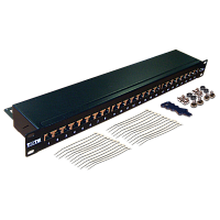 TWT TWT-PP24STP/6 Патч-панель 24 порта, STP, кат.6, 1U