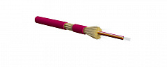 Hyperline FO-DT-IN-504-12-LSZH-MG Кабель волоконно-оптический 50/125 (OM4) многомодовый, 12 волокон