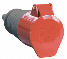 IEK PSR22-032-5 Розетка перенос. ССИ-225 32А-6ч 380В 3P+PE+N IP44