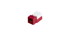 NIKOMAX NMC-KJUD2-FT-RD Модуль-вставка типа Keystone, Кат.5е (Класс D), 100МГц, RJ45/8P8C, FT-TOOL/1