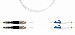 Hyperline FC-D2-9A1-FC/UR-LC/UR-H-3M-LSZH-WH Патч-корд волоконно-оптический (шнур) SM 9/125 (G657)