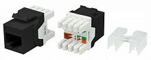 Модули Keystone Jack Hyperline KJ8-8P8C-C6A-180-BK