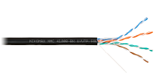 NIKOMAX NMC 4100B-BK Кабель U/UTP 4 пары, Кат.5e (Класс D), тест по ISO/IEC, 100МГц, одножильный