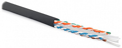 Hyperline UUTP4-C6-S23-OUT-LSZH-BK-500 (500 м) Кабель витая пара U/UTP, кат. 6, 4 пары (23 AWG)