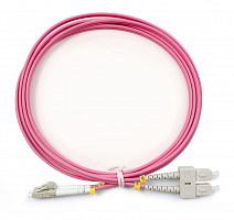 Патч-корды оптические Cabeus FOP-50-OM4-LC-SC-2m