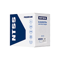 NTSS-IN-PM-UUTP4-5e-LSZH-WT Кабель витая пара U/UTP 5e 4х2х0.52 одножильный 24AWG внутренний 305м
