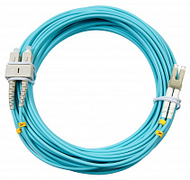 Cabeus FOP-50-LC-SC-20m Шнур оптический duplex LC-SC 50/125 mm OM3 20м LSZH