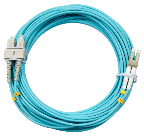 Патч-корды оптические Cabeus FOP-50-LC-SC-20m
