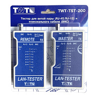 TWT TWT-TST-200 Тестер витой пары TST-200 (без батареек)
