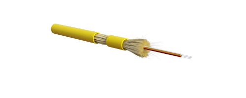 Волоконно-оптический кабель Hyperline FO-DT-IN-9S-4-LSZH-YL