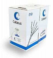 Кабель витая пара Cabeus UTP-4P-Cat.5e-SOLID-GY