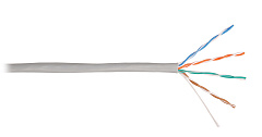 NIKOMAX NKL 2100A-GY Кабель NIKOLAN U/UTP 4 пары, Кат.5e (Класс D), тест по ISO/IEC, 100МГц