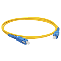 LANMASTER LAN-SC-SC/SU-5.0 Патч-корд оптический, LSZH, симплексный, SC/UPC-SC/UPC, SM OS2, 5.0 м