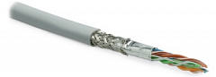 Hyperline SFUTP4-C5E-S24-IN-LSZH-GY-305 (305 м) Кабель витая пара SF/UTP, категория 5e, 4 пары