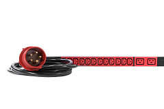 Rem R-3x16-36C13-6C19-I-1420-3-3PN Вертикальный блок розеток Rem-3x16, 3 фазы 16A, 36 C13, 6 C19