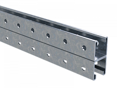 ДКС BPD4104ZL Двойной С-образный профиль 41х41, L400, толщ.2,5 мм, цинк-ламельный