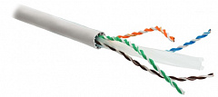Hyperline UUTP4-C6A-S23-IN-LSZH-GY-500 (500 м) Кабель витая пара, U/UTP, категория 6a (10GBE)