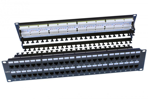 Патч-панели Hyperline PP3-19-48-8P8C-C6-110D
