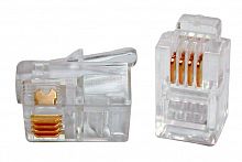 Разъемы (коннекторы) Hyperline PLUG-4P4C-P-C2-100