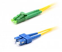 Патч-корды оптические Cabeus FOP(d)-9-LC/APC-SC/UPC-1,5m