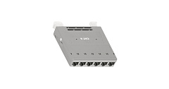 NIKOMAX NMC-CJ06UE2-1S-GY Кассетный модуль-вставка, для панели серии CJ, 1 слот, 6 портов, Кат.6 (Кл