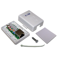 Компьютерные розетки TWT TWT-SM1-45/S6-WH