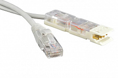 HYPERLINE PC-110-RJ45-2P-CX-2M-GY Патч-корд 110 тип-RJ45, 2 пары, Ethernet, 2 м