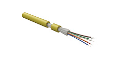 Hyperline FO-DT-IN-9S-8-FRHFLTx-YL Кабель волоконно-оптический 9/125 одномодовый, 8 волокон