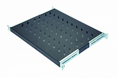 Eurolan 60A-01-80-09BL Полка стационарная 1U до 50 кг, 570 мм, для шкафов глубиной 800 мм